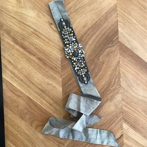 Jeweled Ribbon Sash from Anthropologie